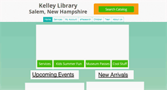Desktop Screenshot of kelleylibrary.org